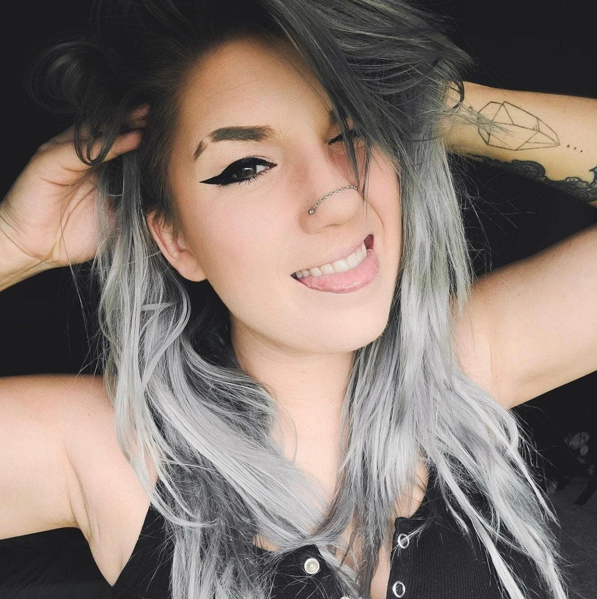 Nose Chain Studs Set - DustyJewelz