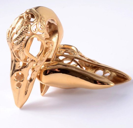 Raven Skull Ear Weights - DustyJewelz
