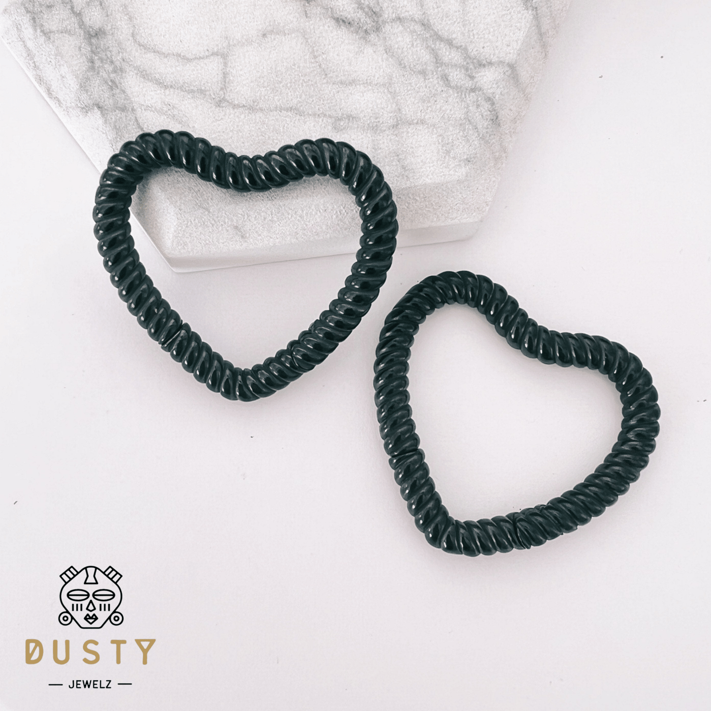 Rope Heart Ear Weights - DustyJewelz