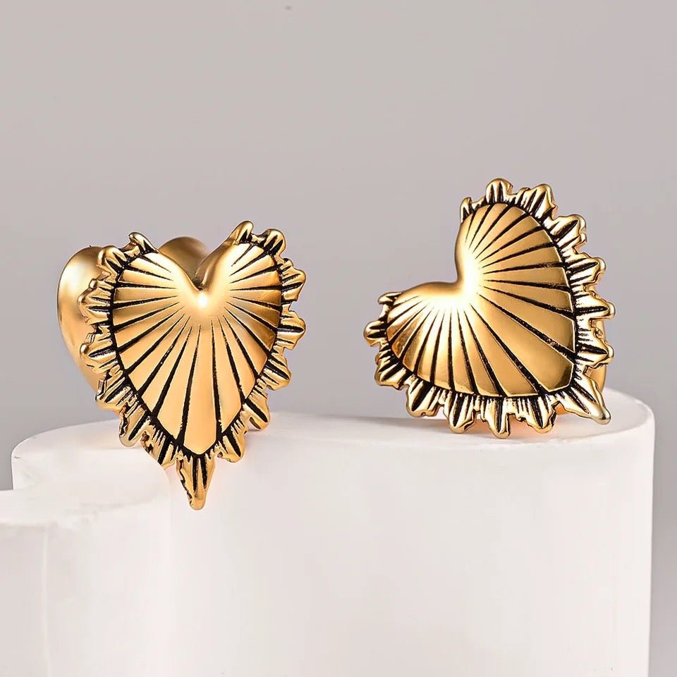 Sacred Heart Saddles Spreaders | Mexican Milagro Hangers - DustyJewelz