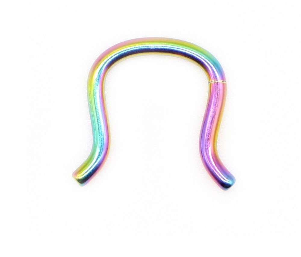 Septum Retainer | U - Shaped Hider Ring - DustyJewelz