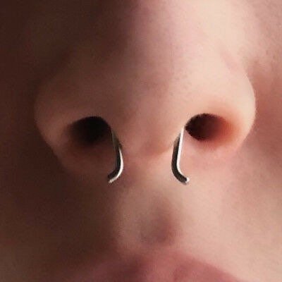Septum Retainer | U - Shaped Hider Ring - DustyJewelz