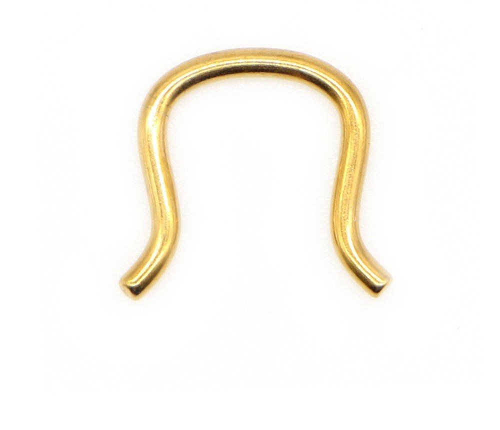 Septum Retainer | U - Shaped Hider Ring - DustyJewelz