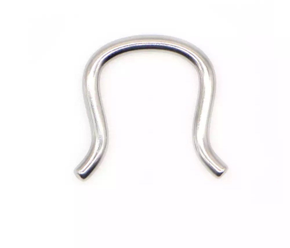 Septum Retainer | U - Shaped Hider Ring - DustyJewelz