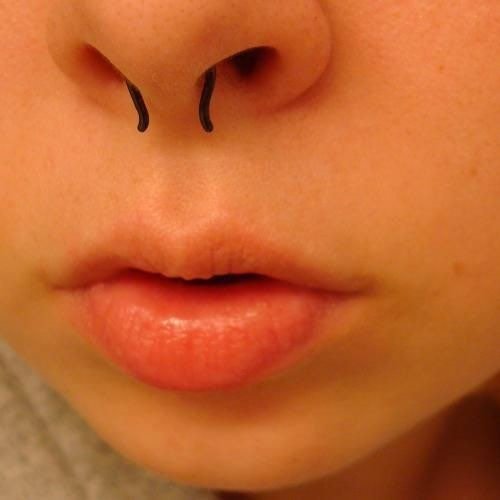 Septum Retainer | U - Shaped Hider Ring - DustyJewelz