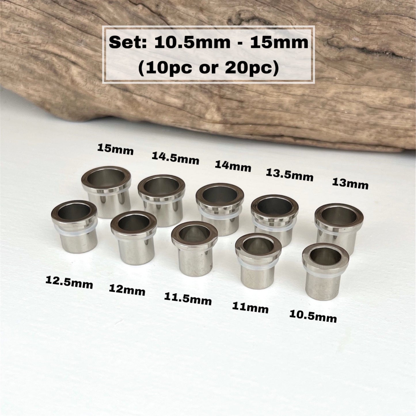 Single Flare Dead Stretching Kit | 10.5mm-25mm | 0.5mm Increments - DustyJewelz
