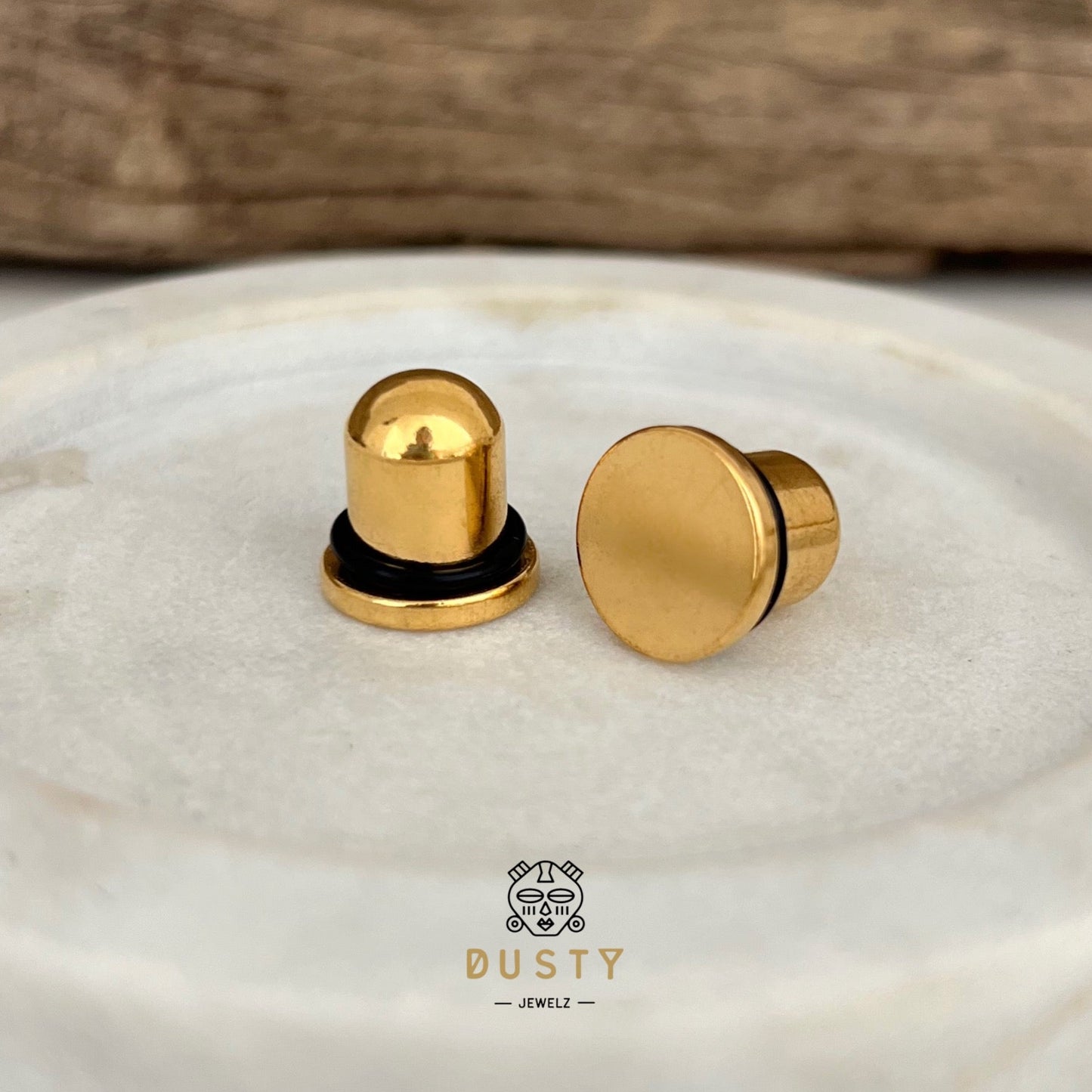 Single Flare Steel Plugs | Dead Stretching Plug - DustyJewelz