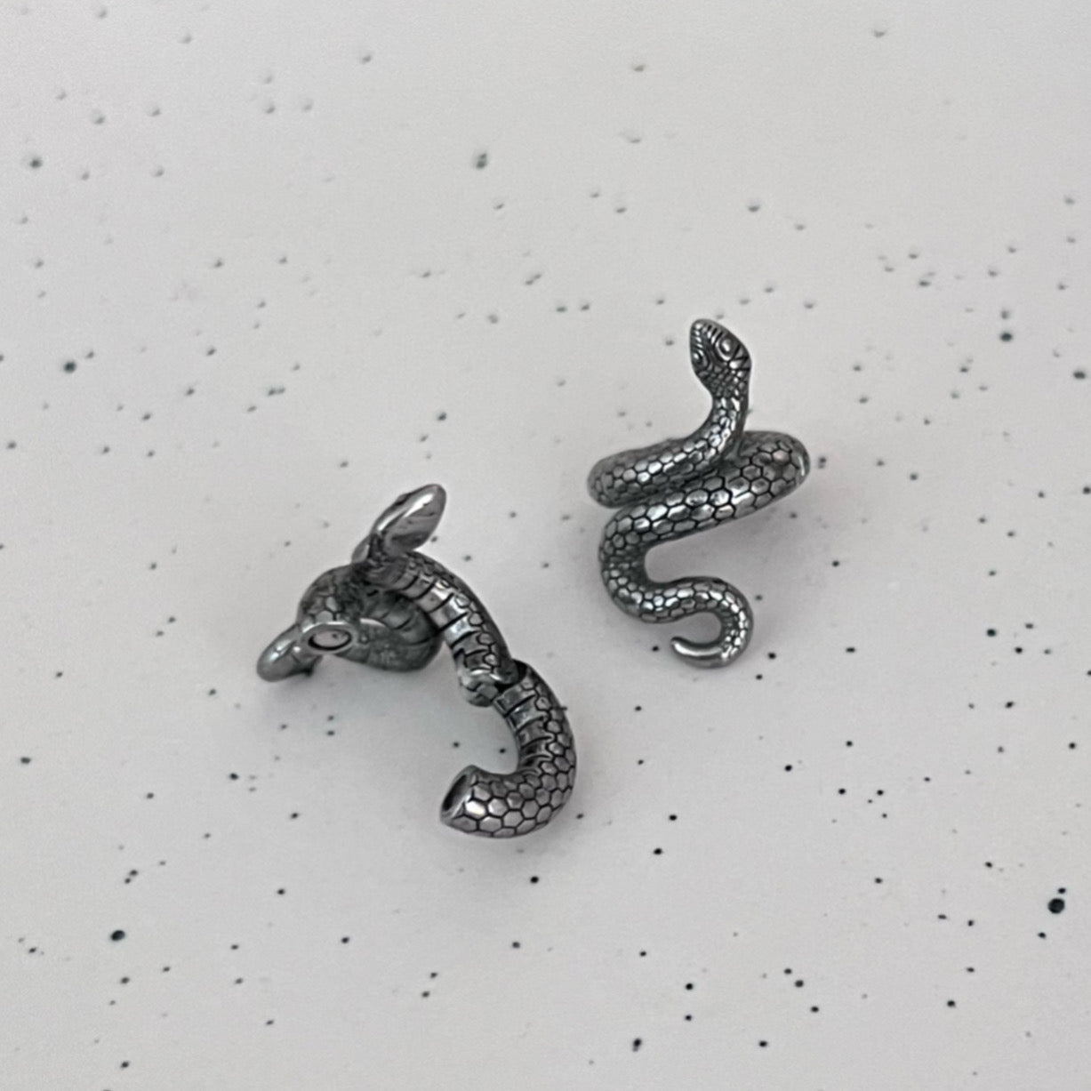 Snake Lobe Cuffs Ear Crawler - DustyJewelz