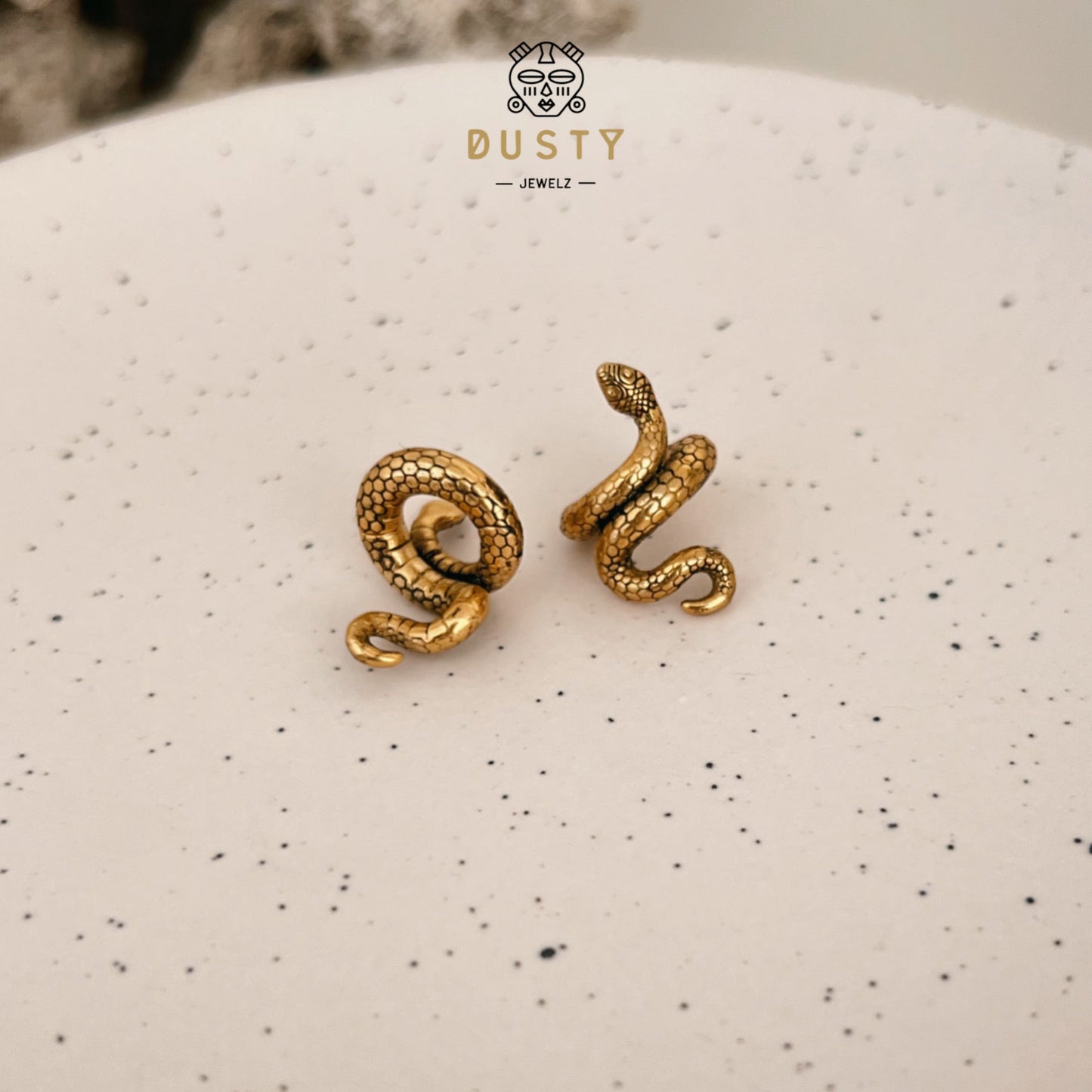 Snake Lobe Cuffs Ear Crawler - DustyJewelz