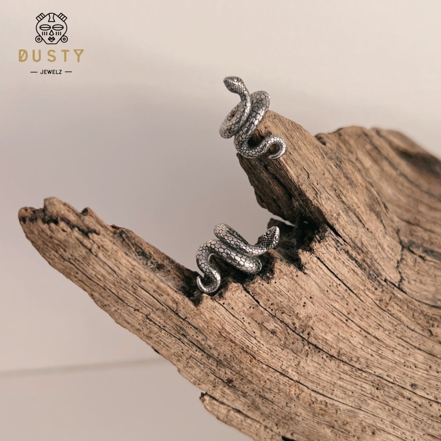 Snake Lobe Cuffs Ear Crawler - DustyJewelz