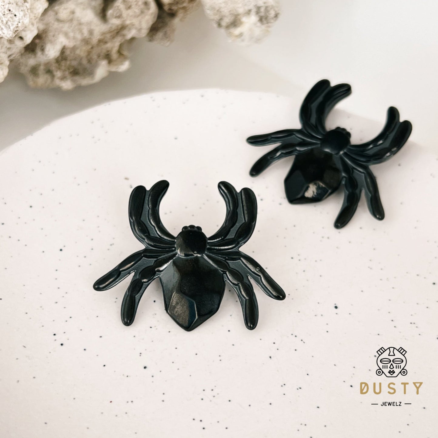 Spider Saddle Plugs | Steel Lobe Spreader Hangers - DustyJewelz