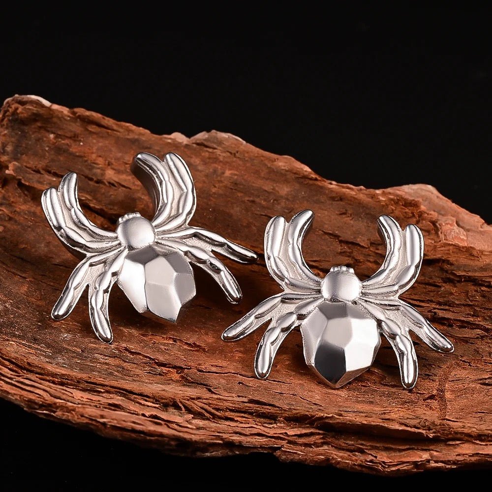 Spider Saddle Plugs | Steel Lobe Spreader Hangers - DustyJewelz