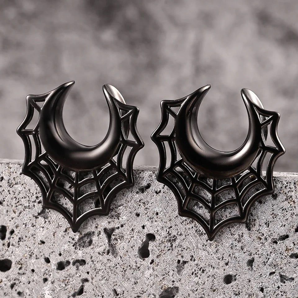 Spider Web Saddle Plugs | Steel Spreader Hangers - DustyJewelz