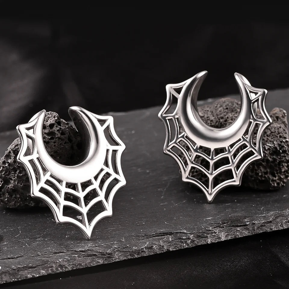 Spider Web Saddle Plugs | Steel Spreader Hangers - DustyJewelz