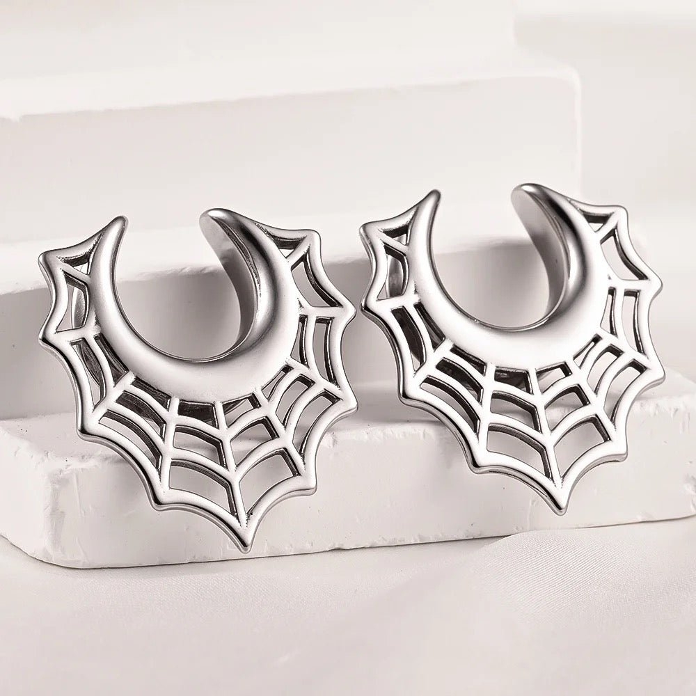 Spider Web Saddle Plugs | Steel Spreader Hangers - DustyJewelz