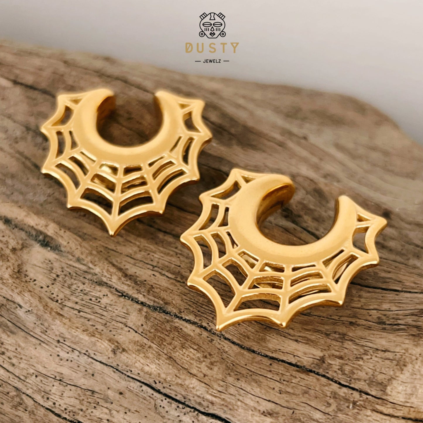 Spider Web Saddle Plugs | Steel Spreader Hangers - DustyJewelz