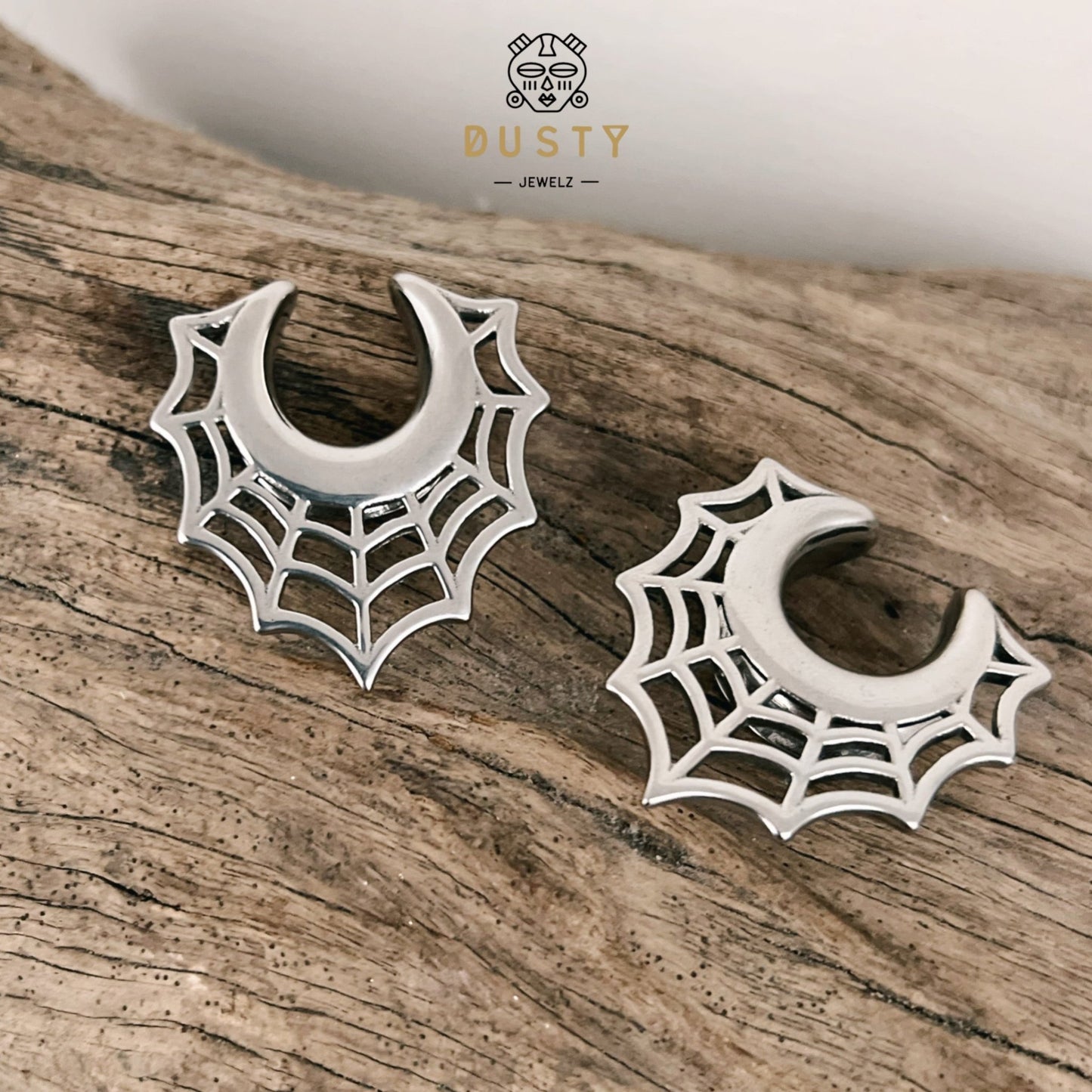 Spider Web Saddle Plugs | Steel Spreader Hangers - DustyJewelz