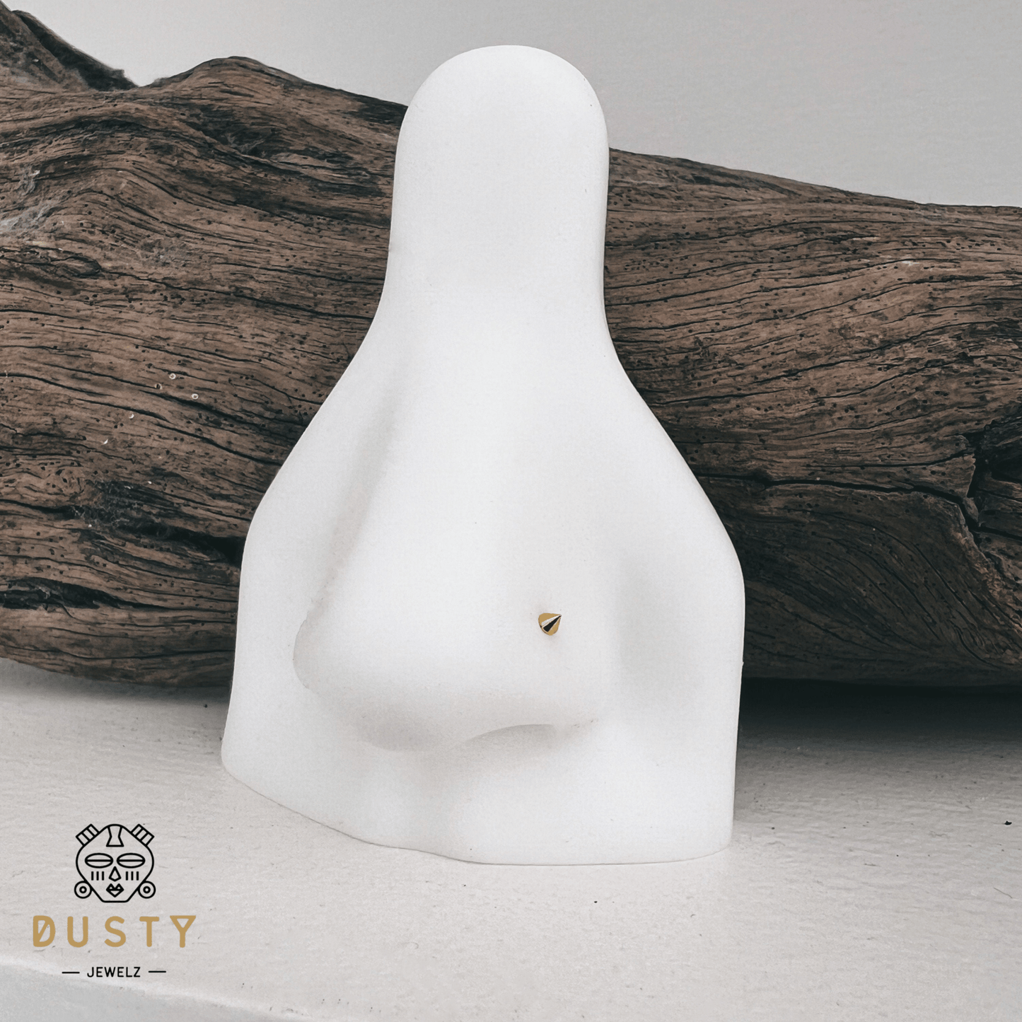 Spike Nose Stud | Nostril Piercing - DustyJewelz