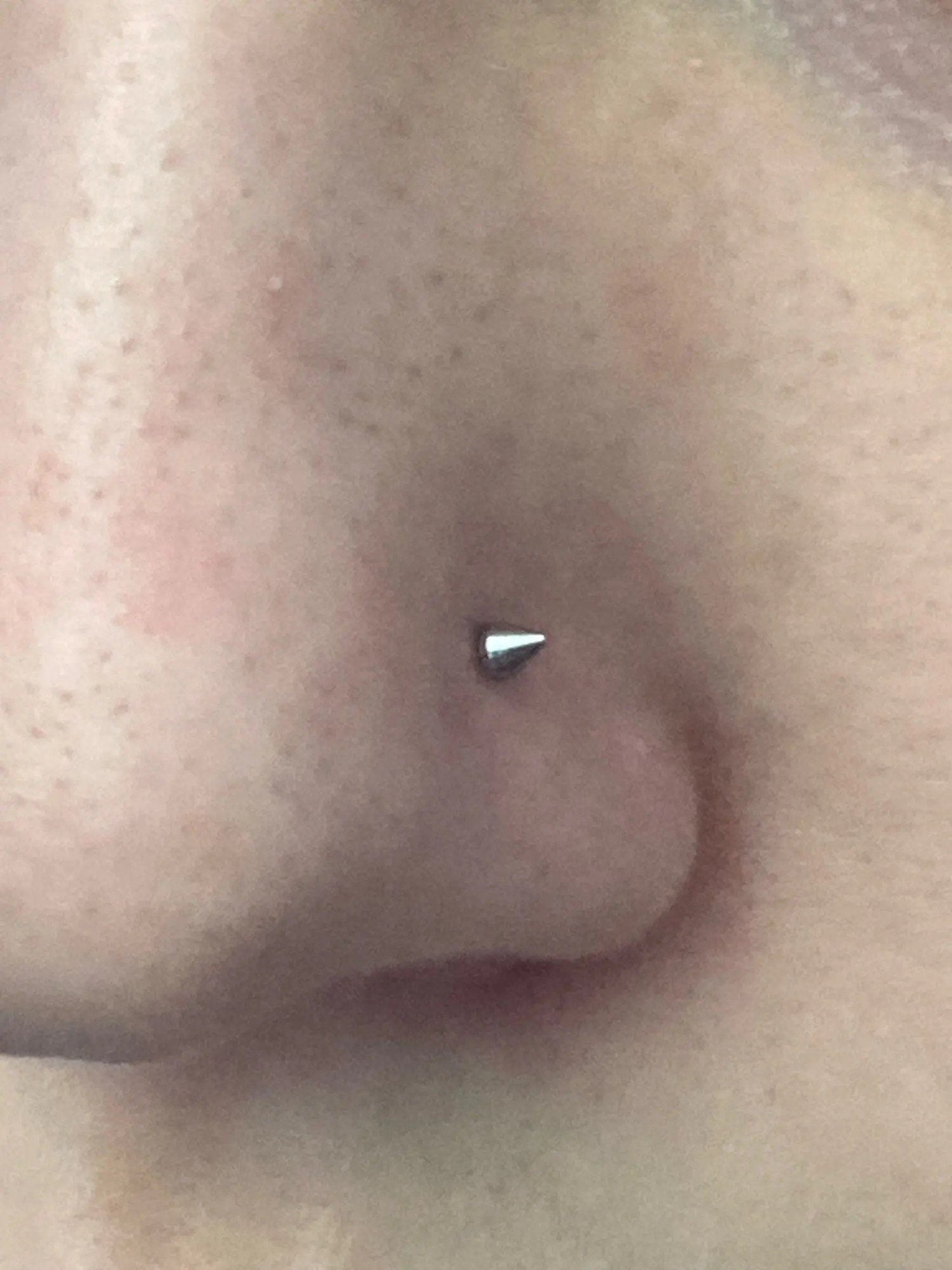 Spike Nose Stud | Nostril Piercing - DustyJewelz