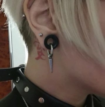 Spike Punk Earrings | Huggies | Stainless Steel | Punk Jewelry | Men’s Earring | Ear Huggie Dangle Spikes - DustyJewelz