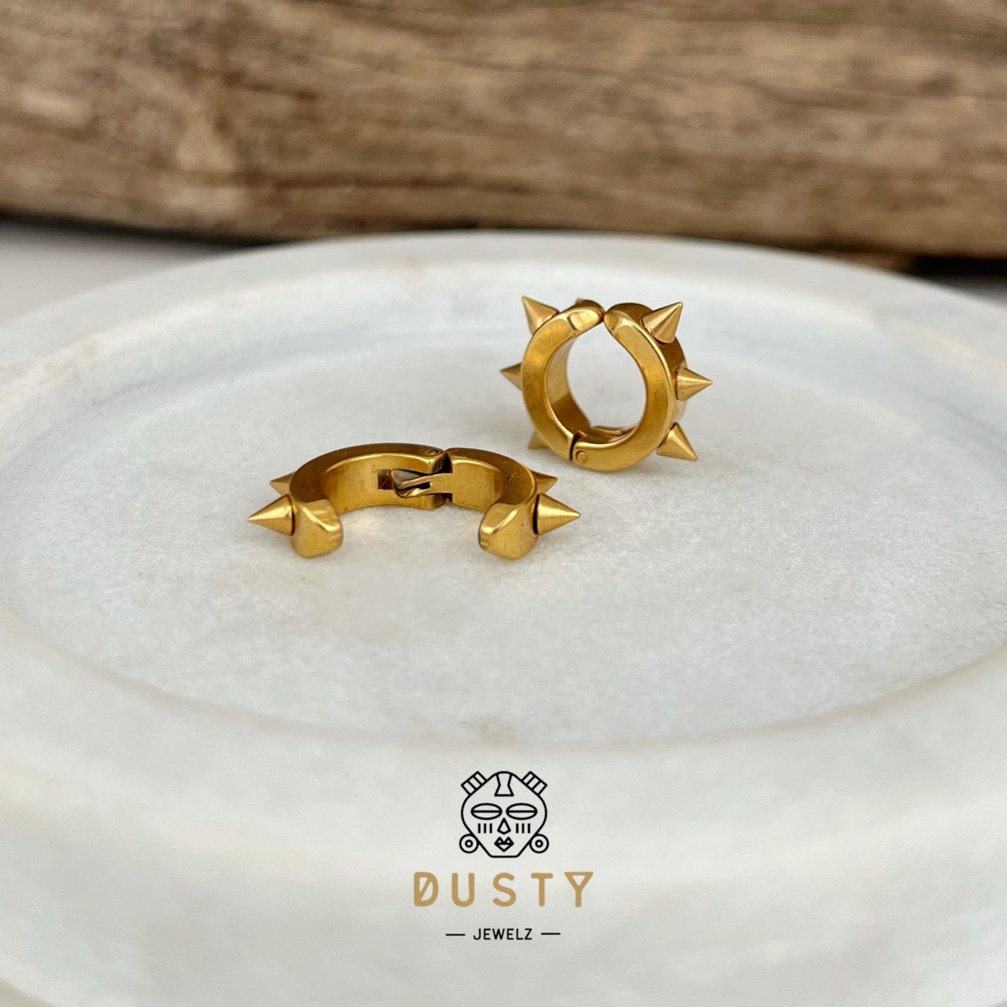 Spiked Ear Cuffs | Spike Clip Earrings - DustyJewelz