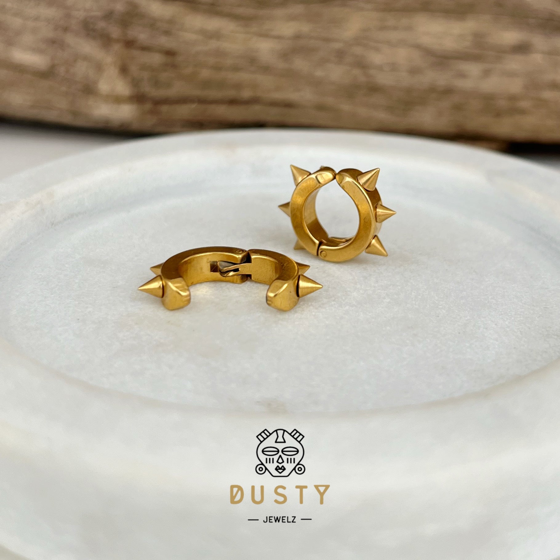 Spiked Ear Cuffs | Spike Clip Earrings - DustyJewelz