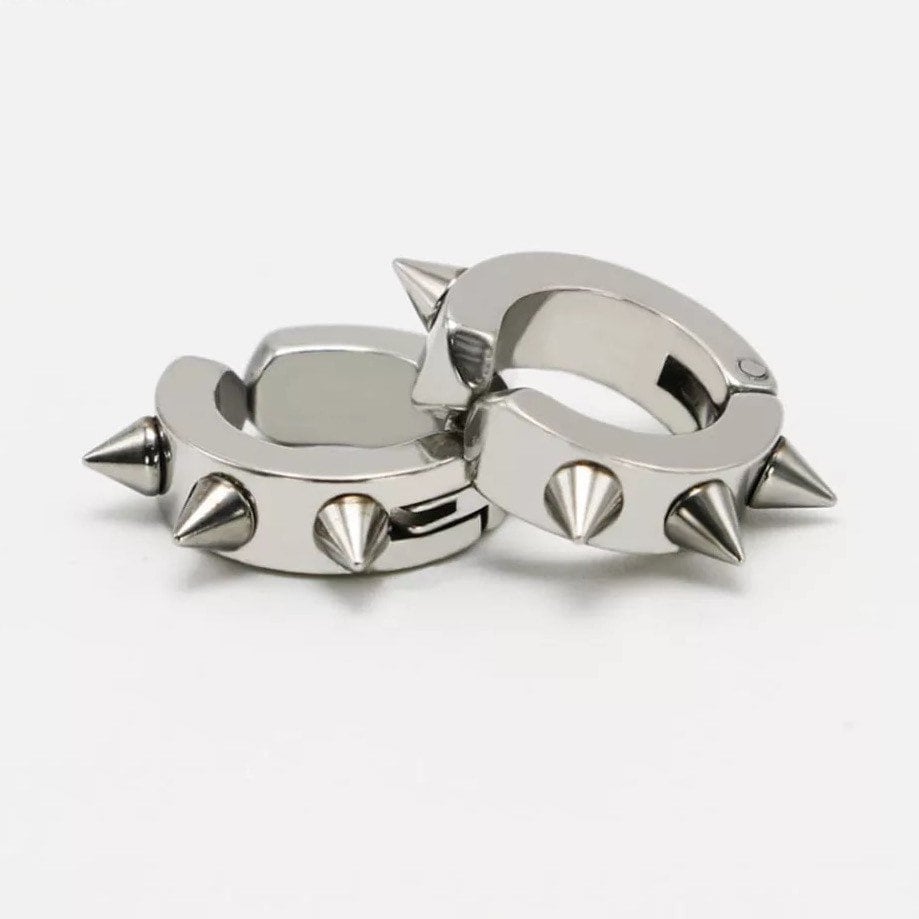 Spiked Ear Cuffs | Spike Clip Earrings - DustyJewelz