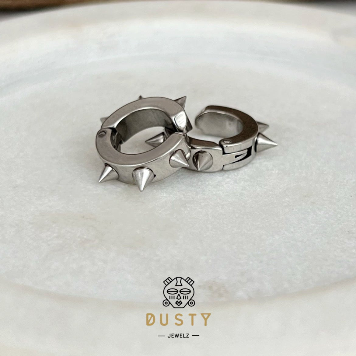 Spiked Ear Cuffs | Spike Clip Earrings - DustyJewelz
