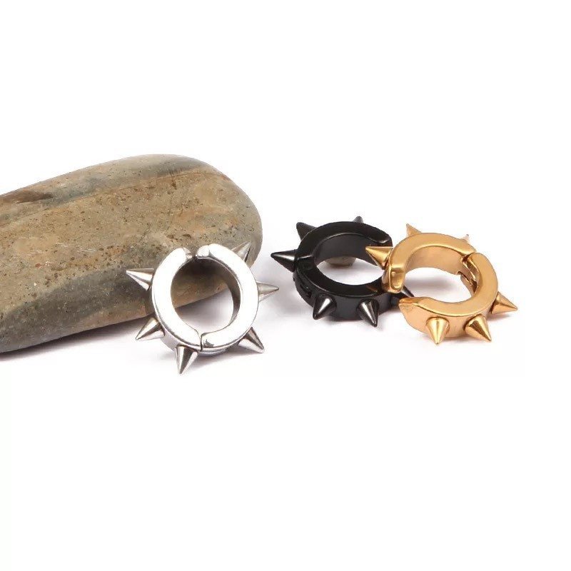 Spiked Ear Cuffs | Spike Clip Earrings - DustyJewelz