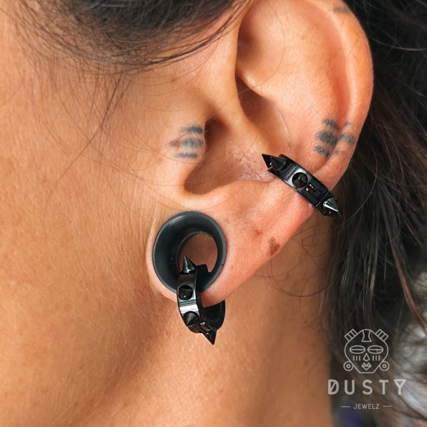 Spiked Ear Cuffs | Spike Clip Earrings - DustyJewelz
