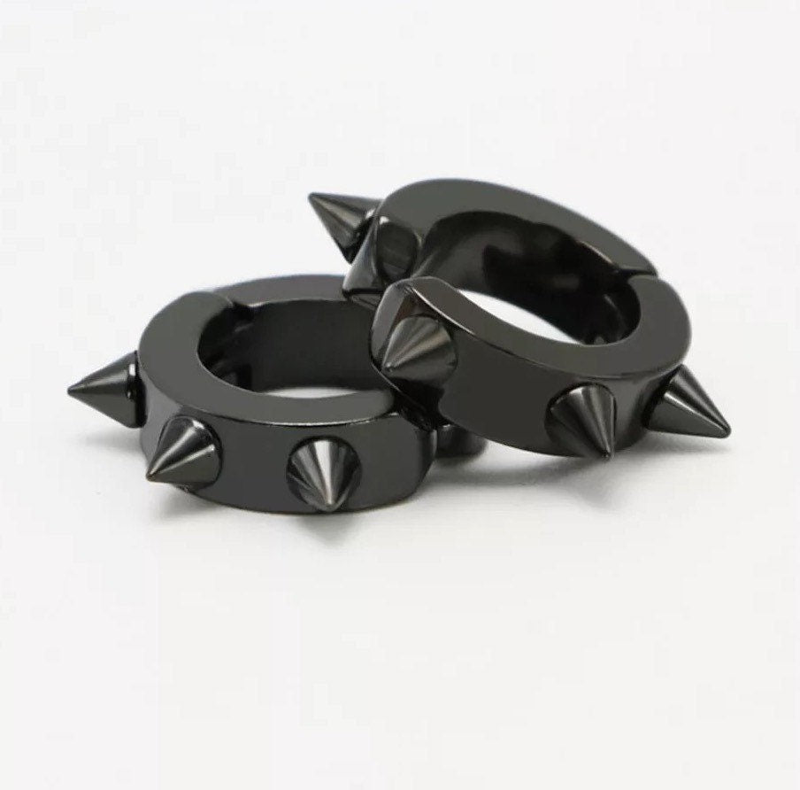 Spiked Ear Cuffs | Spike Clip Earrings - DustyJewelz