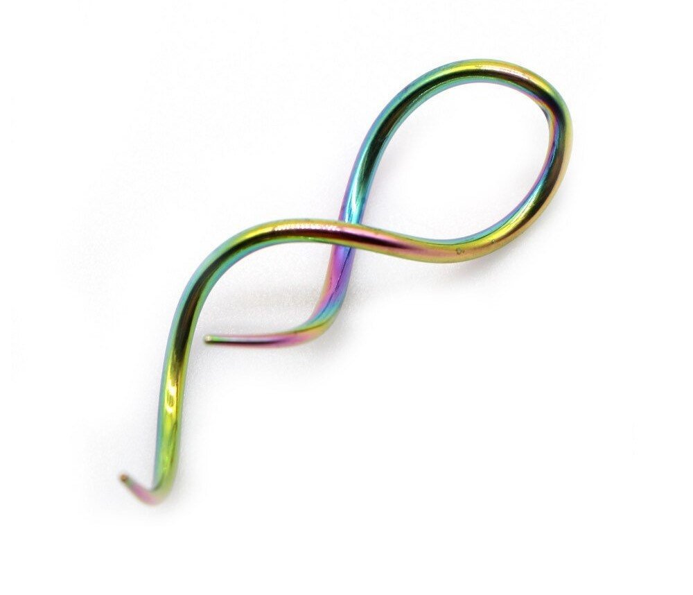 Spiral Twist Tapers | Snake Curl Lobe Hangers - DustyJewelz