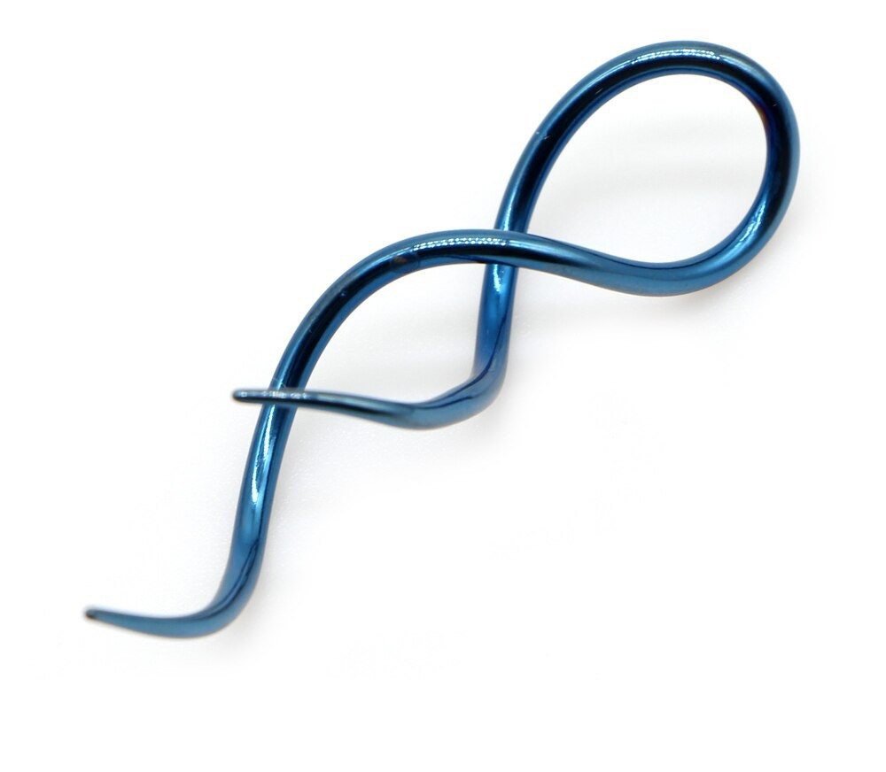 Spiral Twist Tapers | Snake Curl Lobe Hangers - DustyJewelz