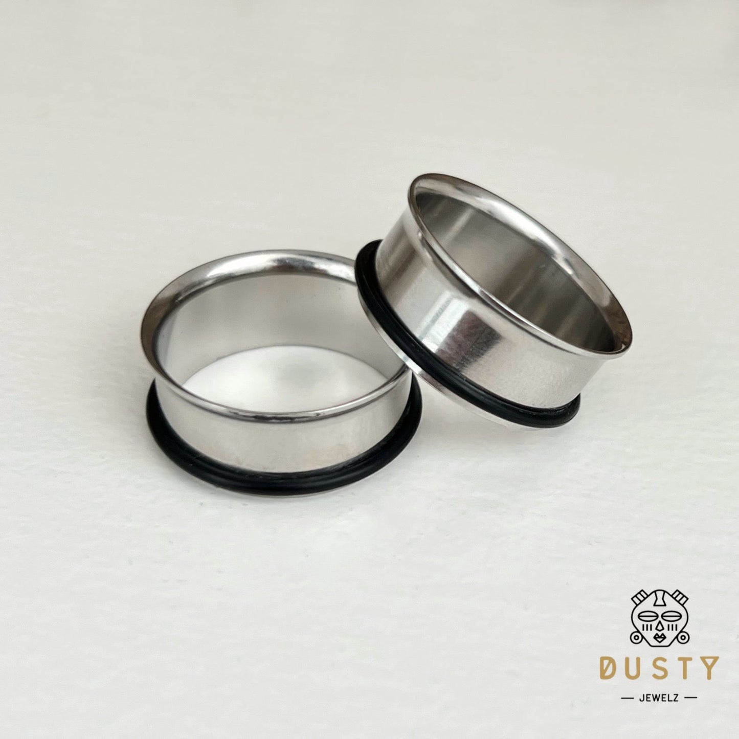 Stainless Steel Tunnels | Single Flare | Rubber-O Ring | Bundle - DustyJewelz