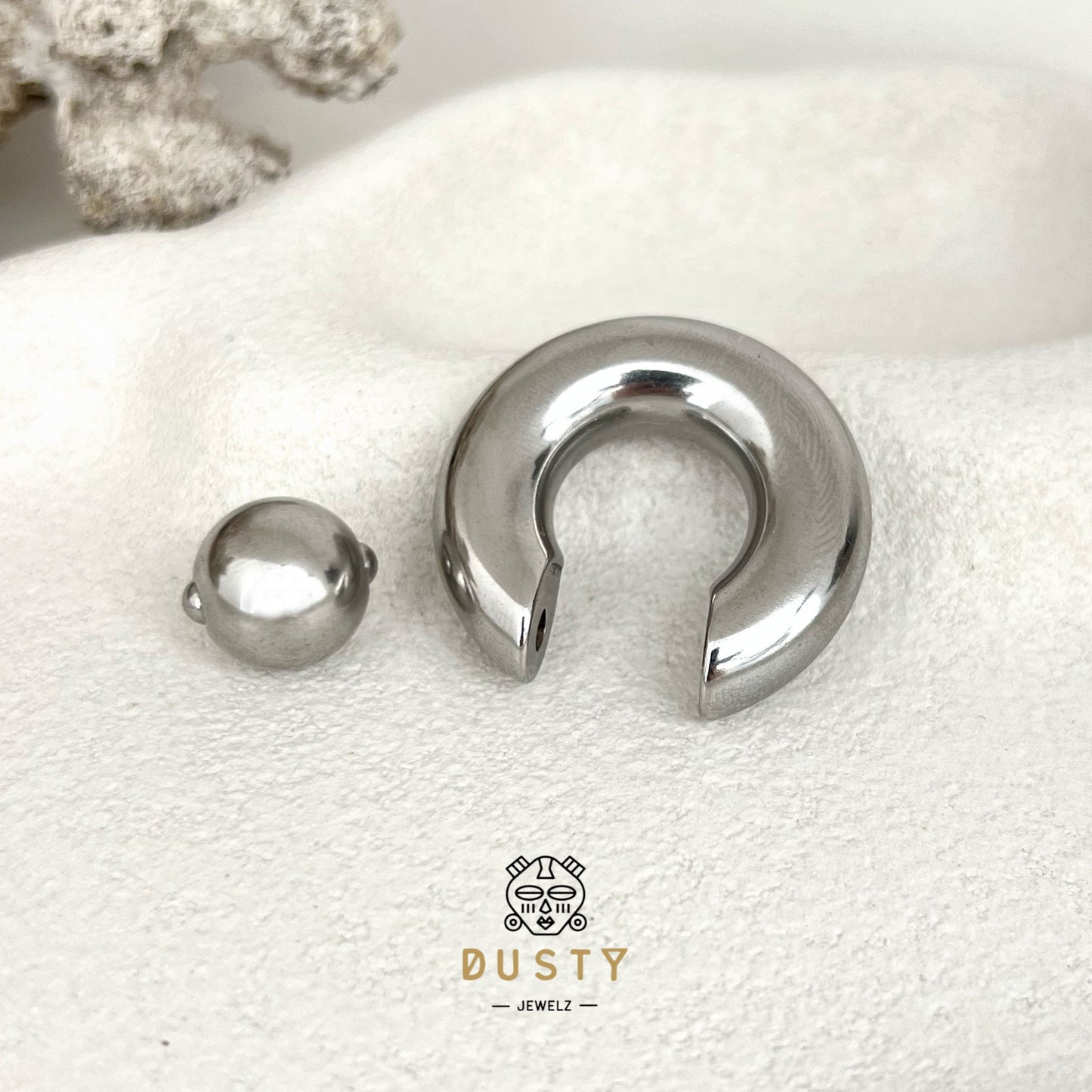 Steel Spring Loaded Ball Closure Ring | BCR Piercing Rings | CBR - DustyJewelz