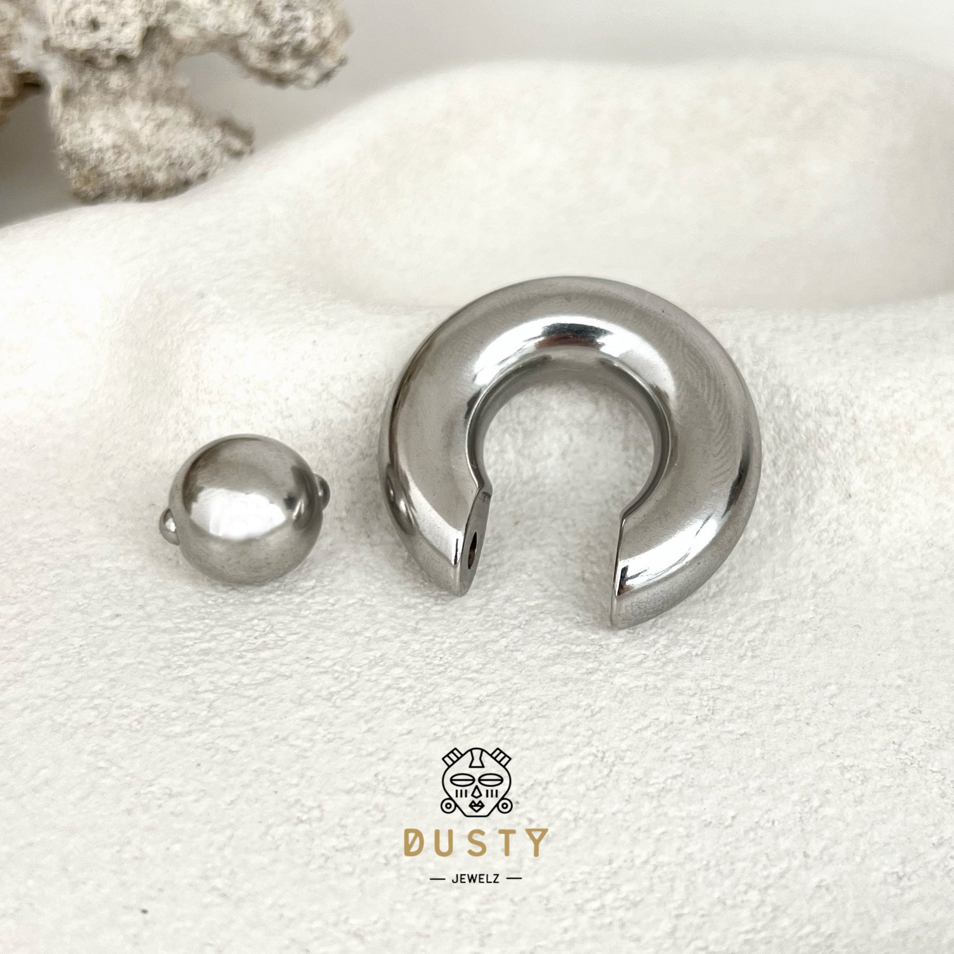 Steel Spring Loaded Ball Closure Ring | BCR Piercing Rings | CBR - DustyJewelz