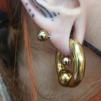 Steel Spring Loaded Ball Closure Ring | BCR Piercing Rings | CBR - DustyJewelz