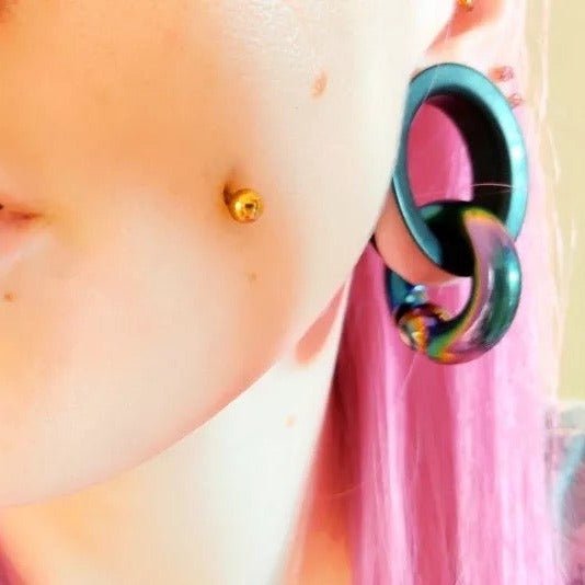 Steel Spring Loaded Ball Closure Ring | BCR Piercing Rings | CBR - DustyJewelz