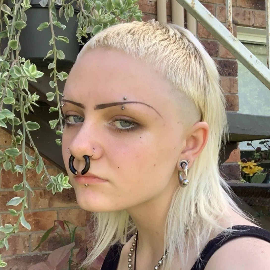 Steel Spring Loaded Ball Closure Ring | BCR Piercing Rings | CBR - DustyJewelz
