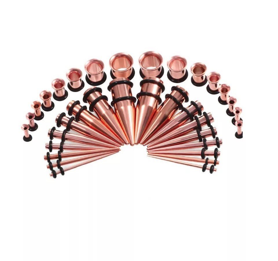 Surgical Steel Taper & Single Flare Tunnel Kit | 36 Pieces - DustyJewelz