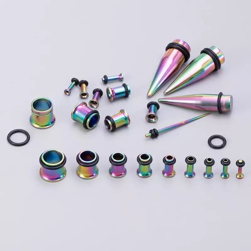 Surgical Steel Taper & Single Flare Tunnel Kit | 36 Pieces - DustyJewelz