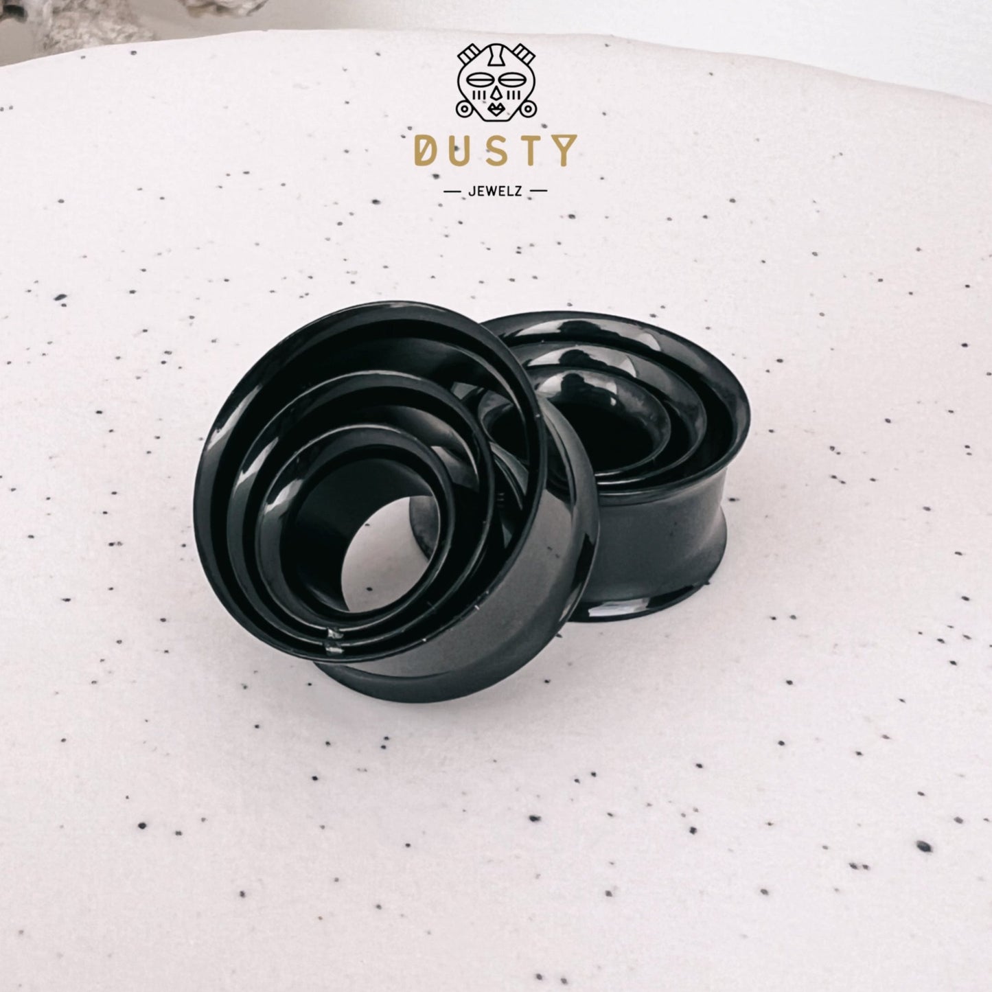Swirl Ear Tunnels | Spiral Multi Layered Steel Plugs - DustyJewelz