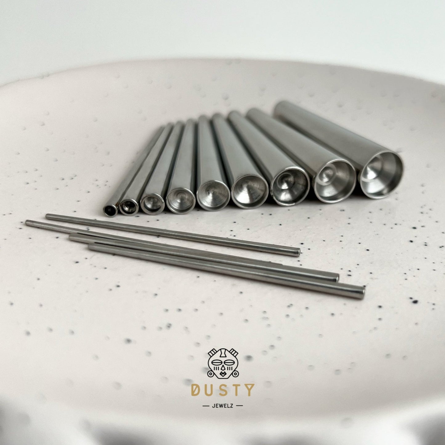 Tapered Insertion Pin | Stainless Steel Expanders - DustyJewelz