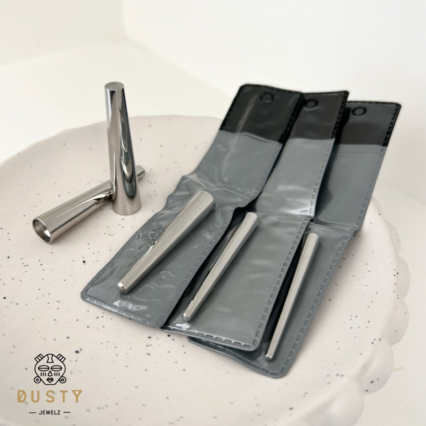 Tapered Insertion Pin | Stainless Steel Expanders - DustyJewelz