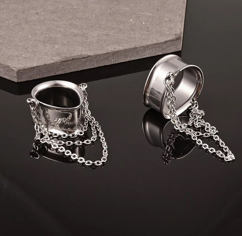 Teardrop Triple Chain Eyelets - DustyJewelz