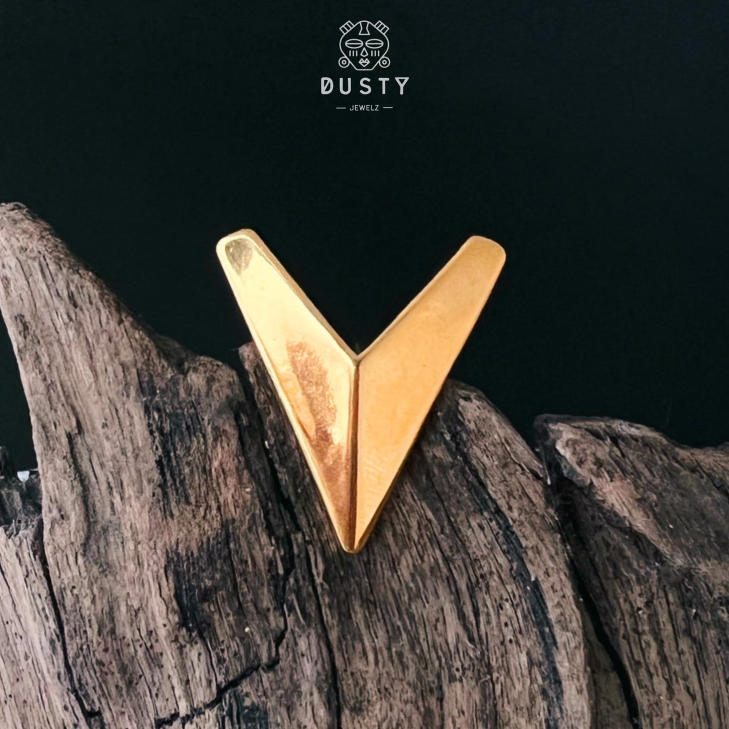 Triangle Saddle Plugs | Arrow Head Spreaders - DustyJewelz