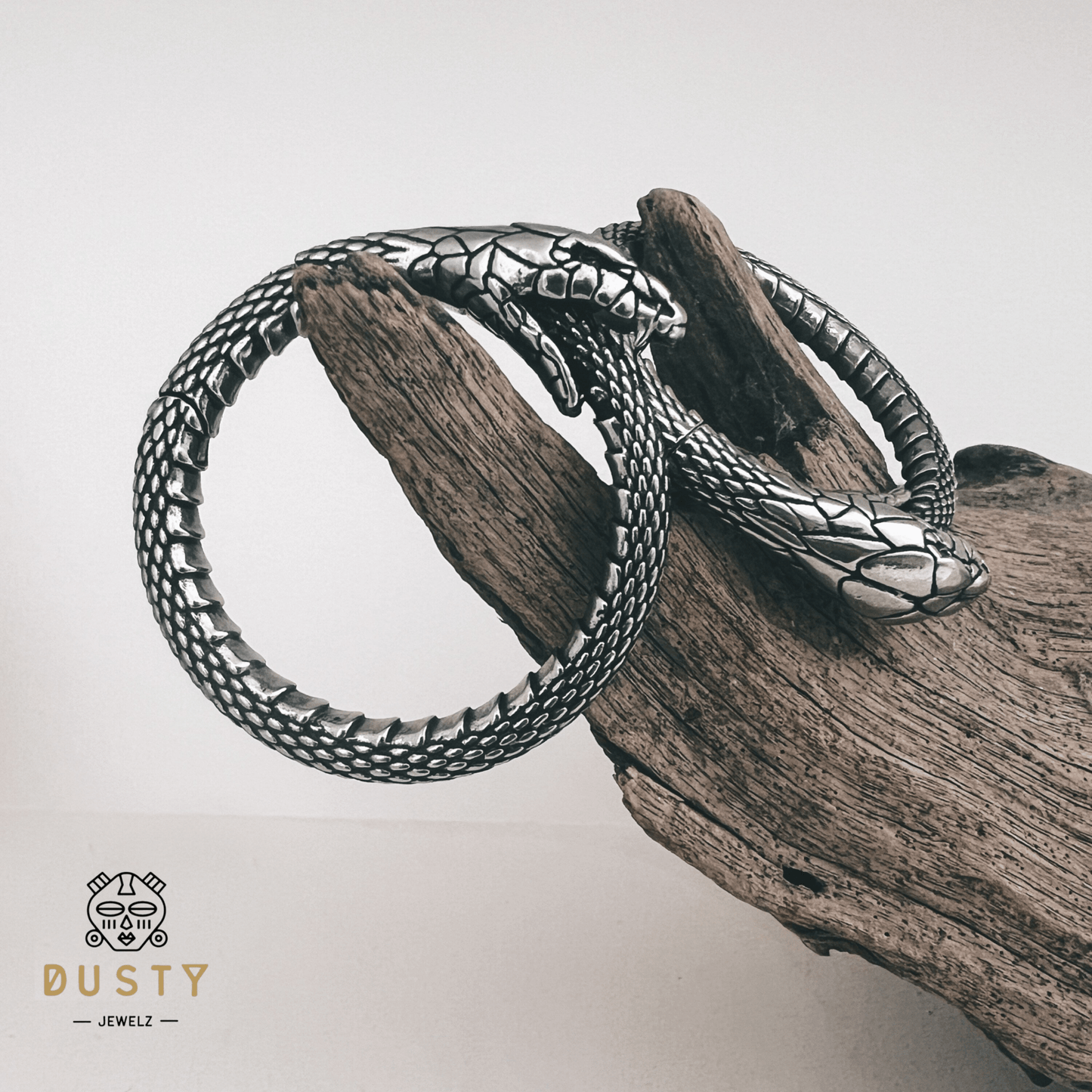 Uroboros Snake Hoop Ear Weights | Lobe Hoops - DustyJewelz