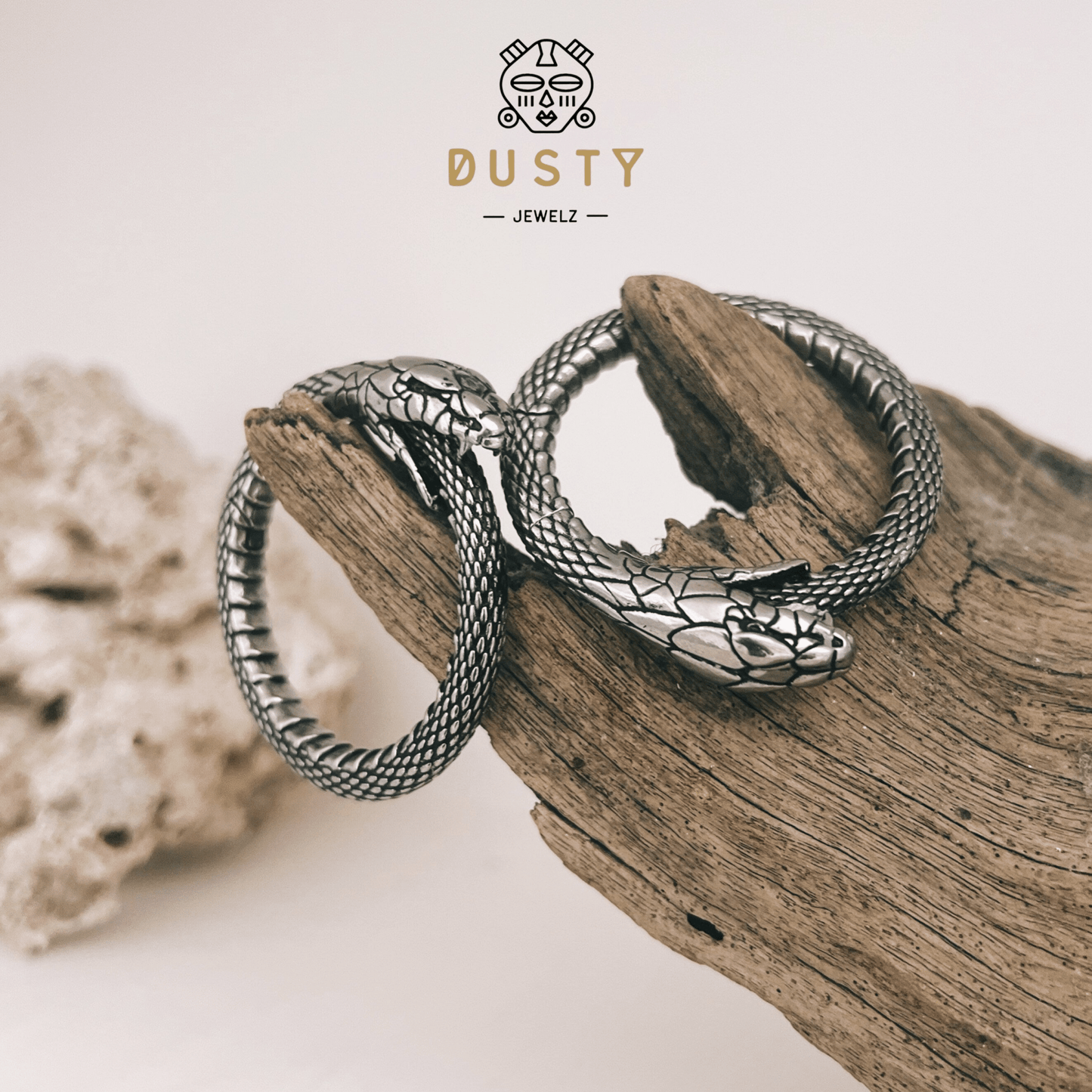 Uroboros Snake Hoop Ear Weights | Lobe Hoops - DustyJewelz