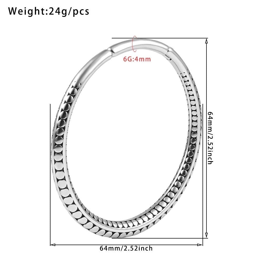 Vintage Hoop Ear Weights | 2 Sizes - DustyJewelz