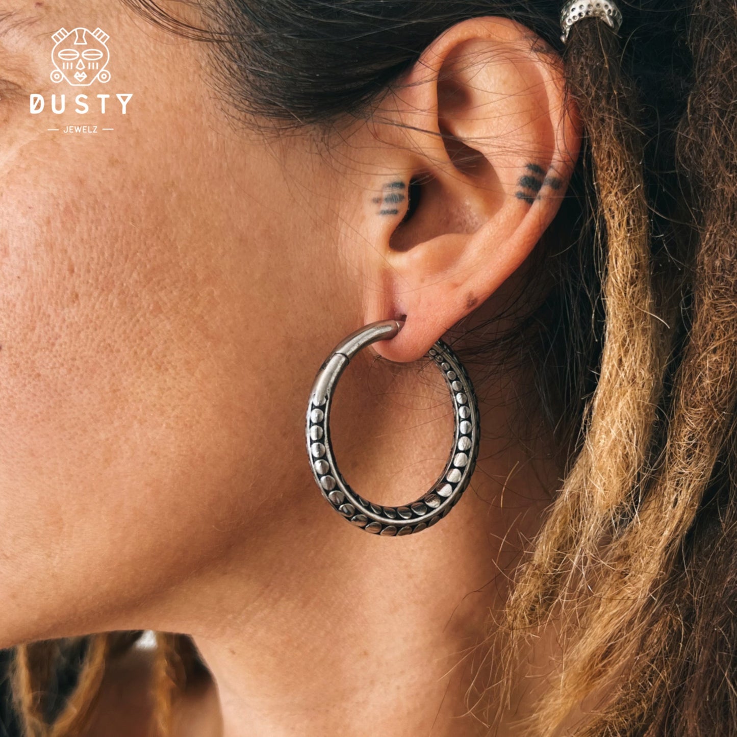 Vintage Hoop Ear Weights | 2 Sizes - DustyJewelz